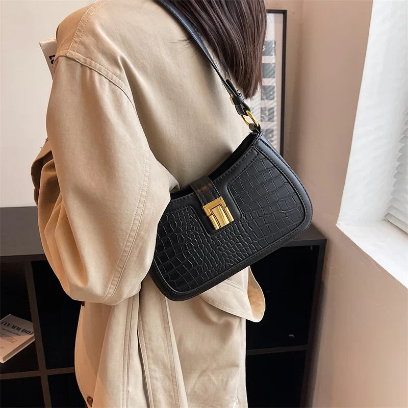 Croc Shoulder Bag