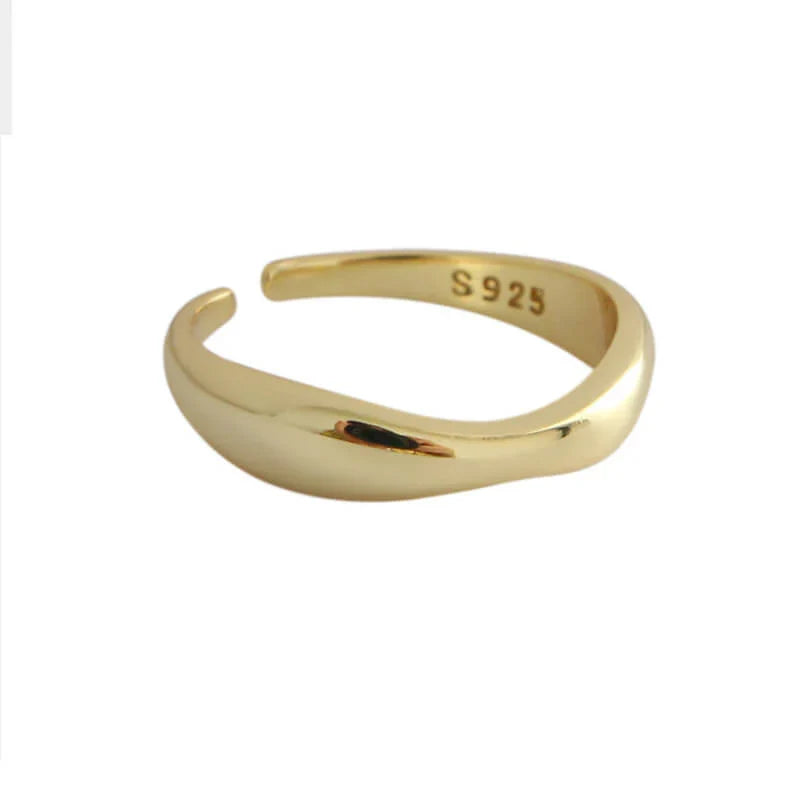 Open Wavy Ring