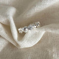 Zircon Hearts Ring