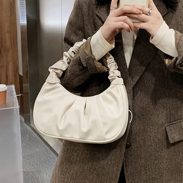 Serena Pleated Handbag