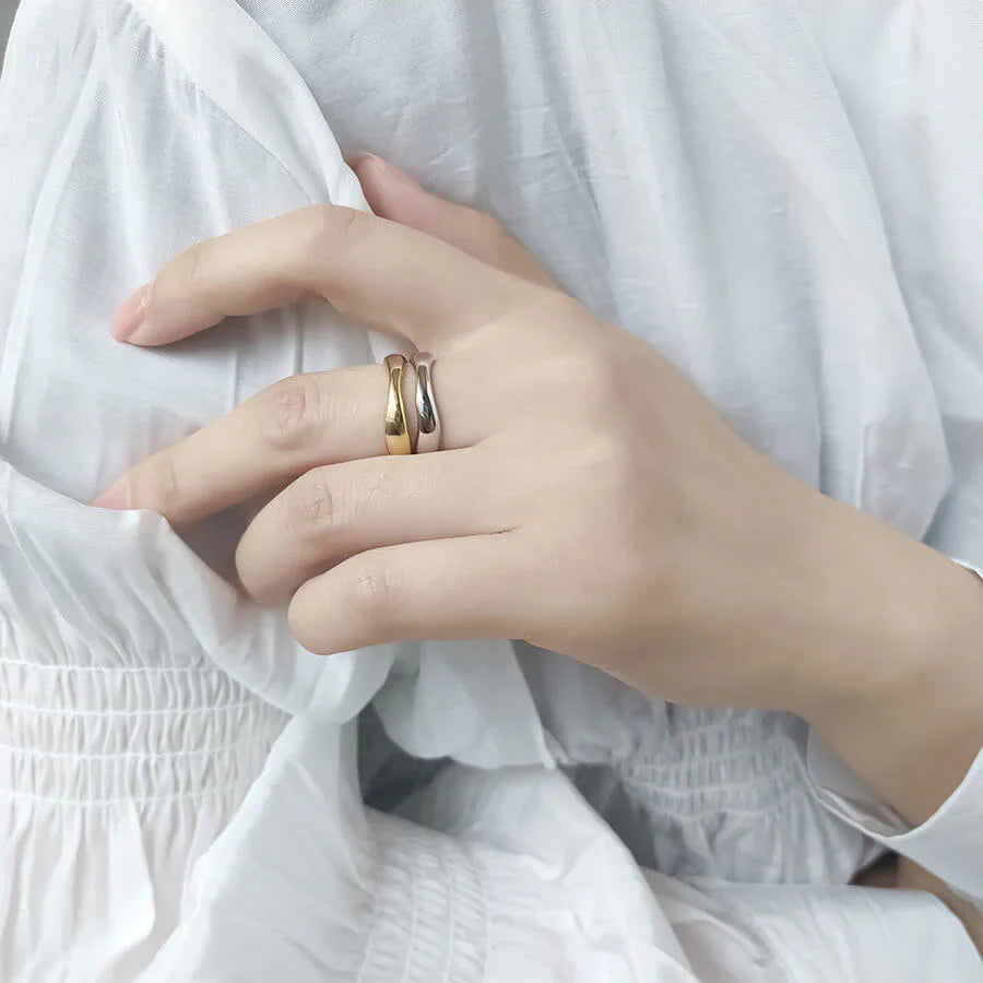 Open Wavy Ring