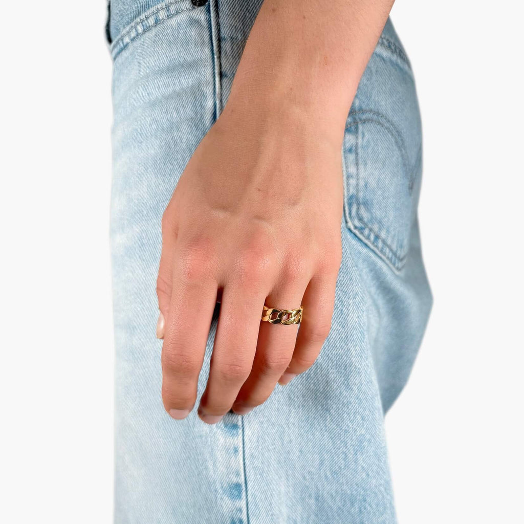 Flat Link Ring