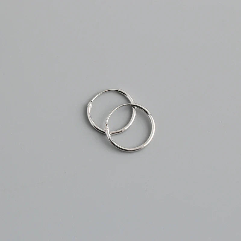 Thin Hoop Earrings