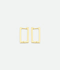 Block Hoop Earrings
