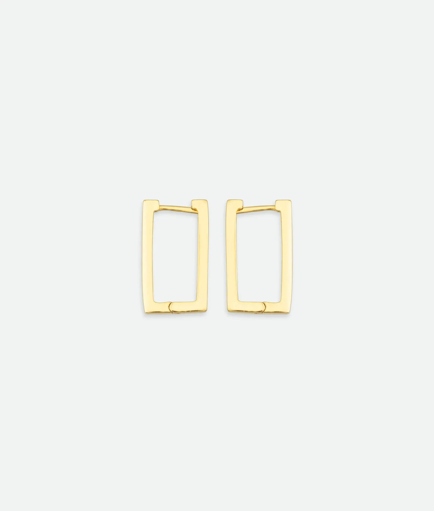 Block Hoop Earrings