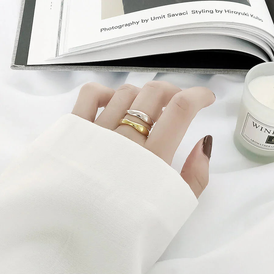 Open Wavy Ring