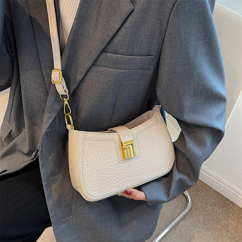 Croc Shoulder Bag