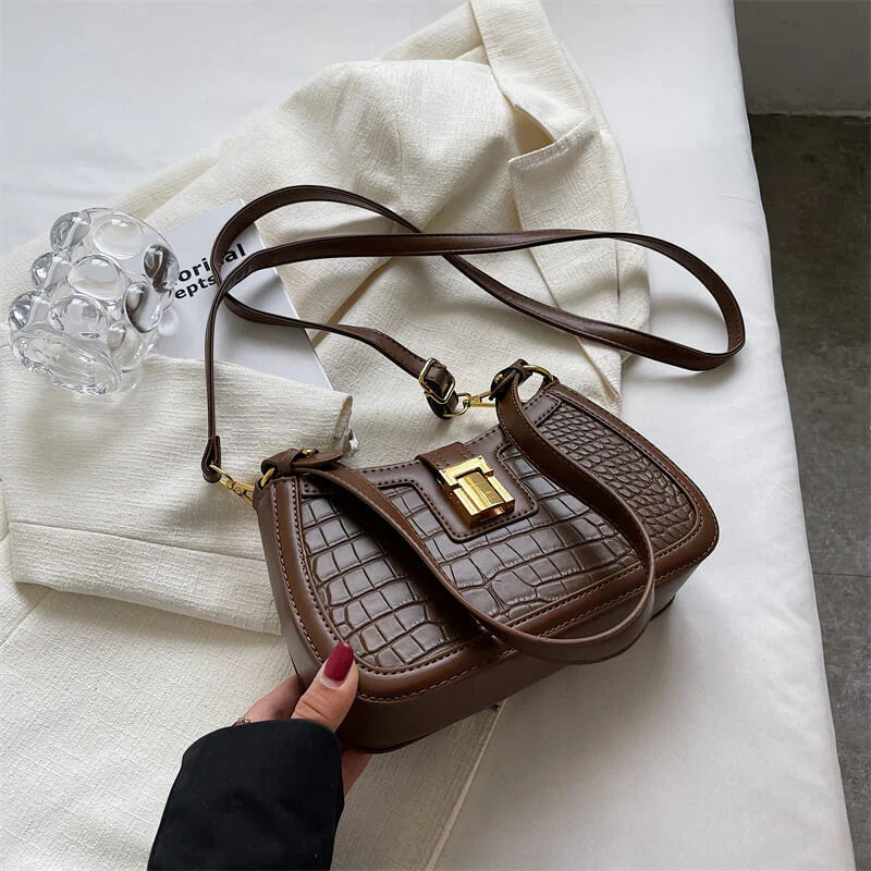 Croc Shoulder Bag