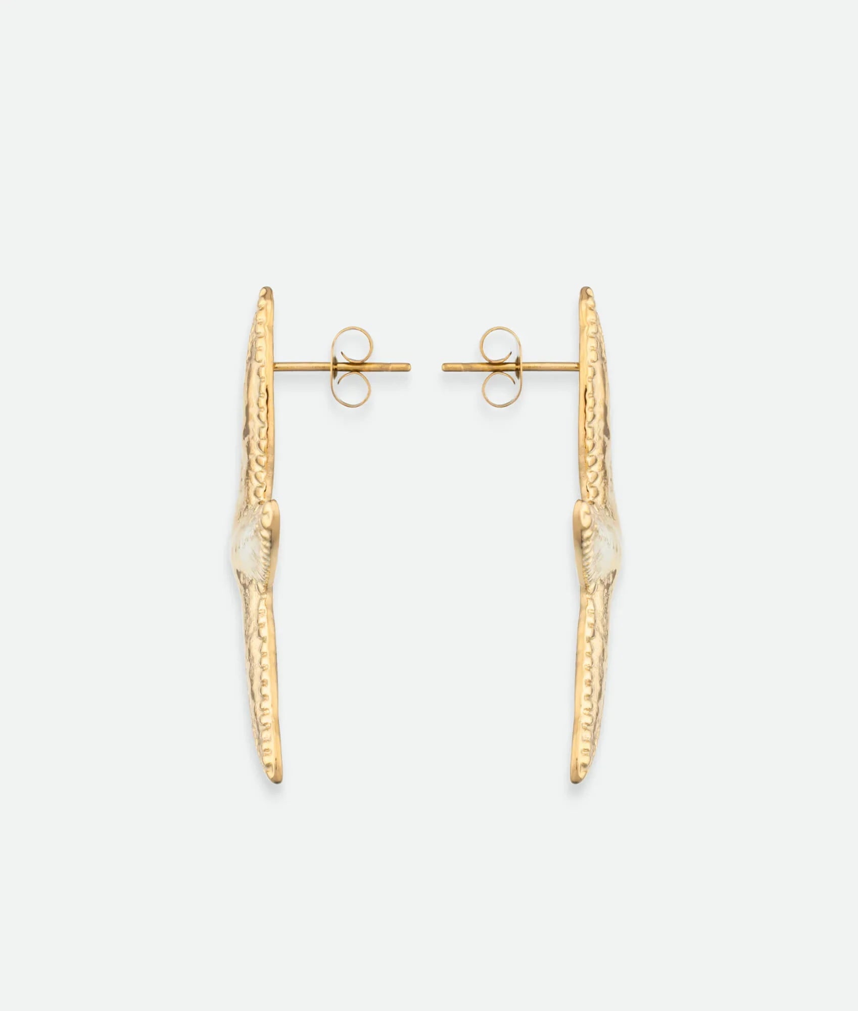 Gold Starfish Earrings