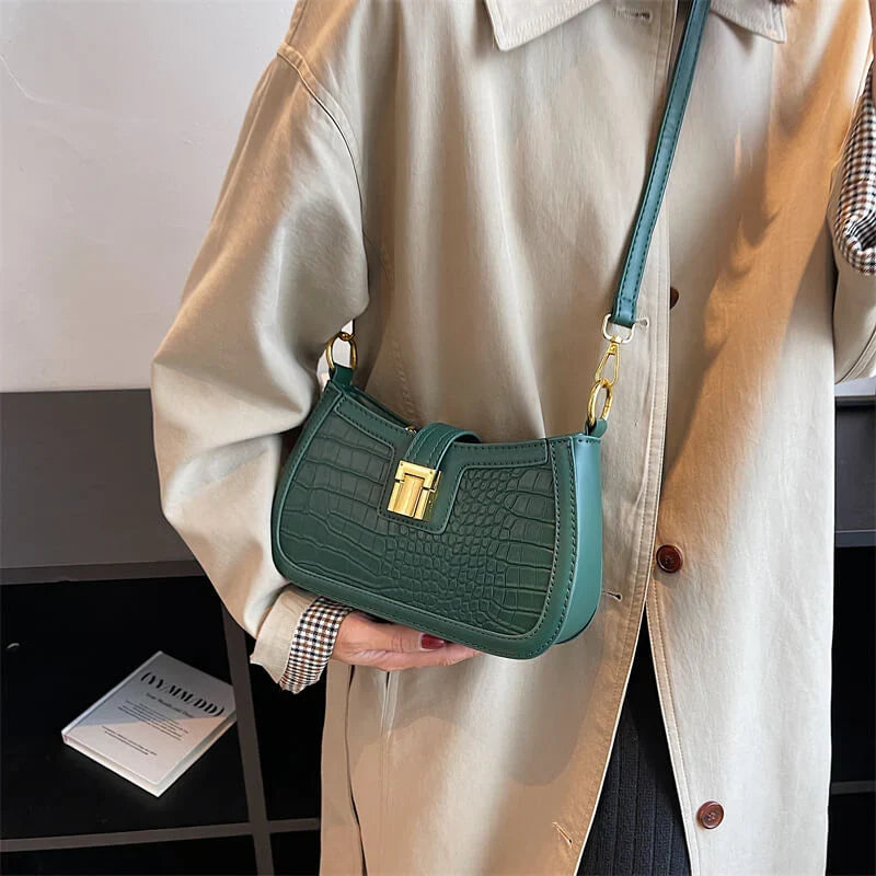 Croc Shoulder Bag