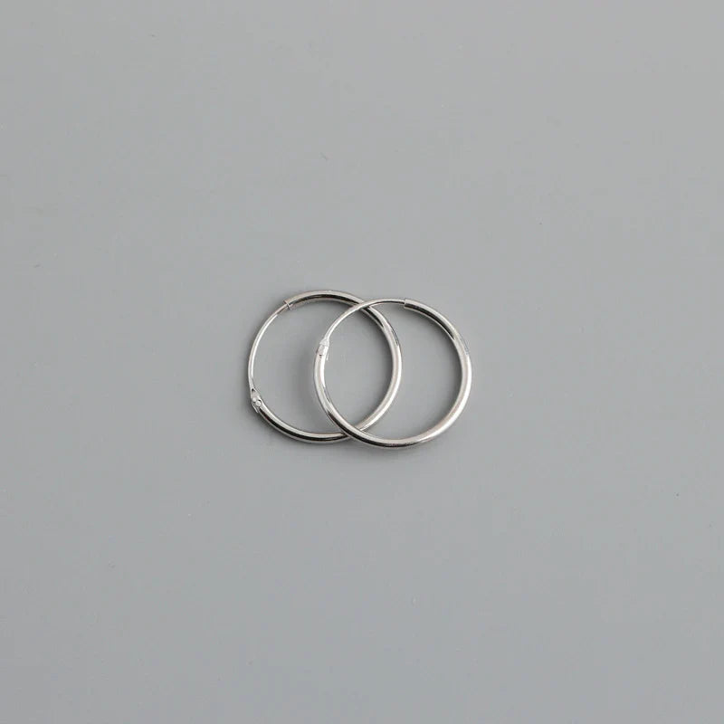 Thin Hoop Earrings