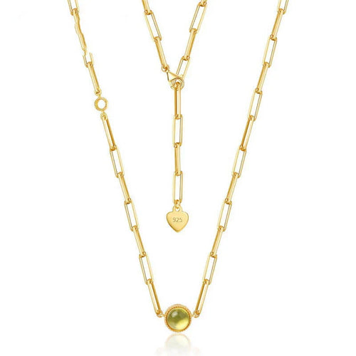 Big Paper Clip Link Necklace