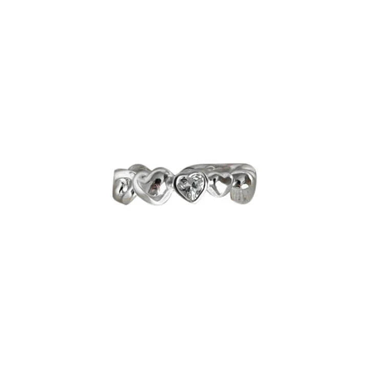 Zircon Hearts Ring