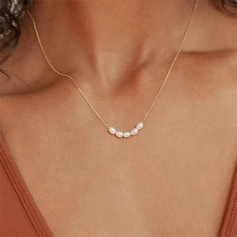 Freshwater Pearl Chain Necklace