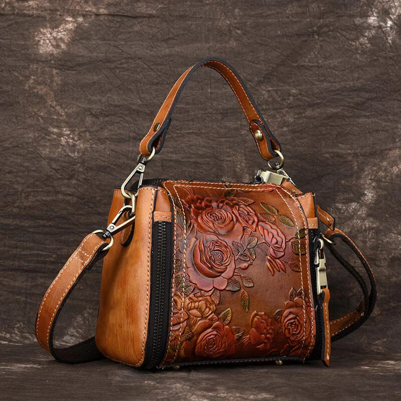 Vintage Embossed Handbag