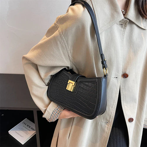 Croc Shoulder Bag