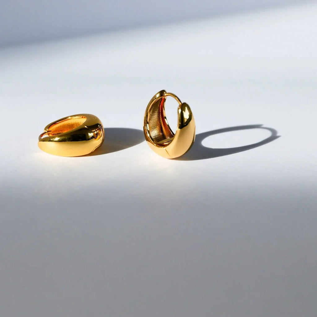 Thick Teardrop Earrings