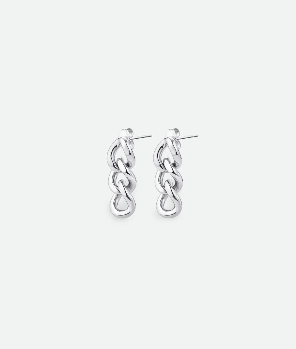 Trio Link Earrings