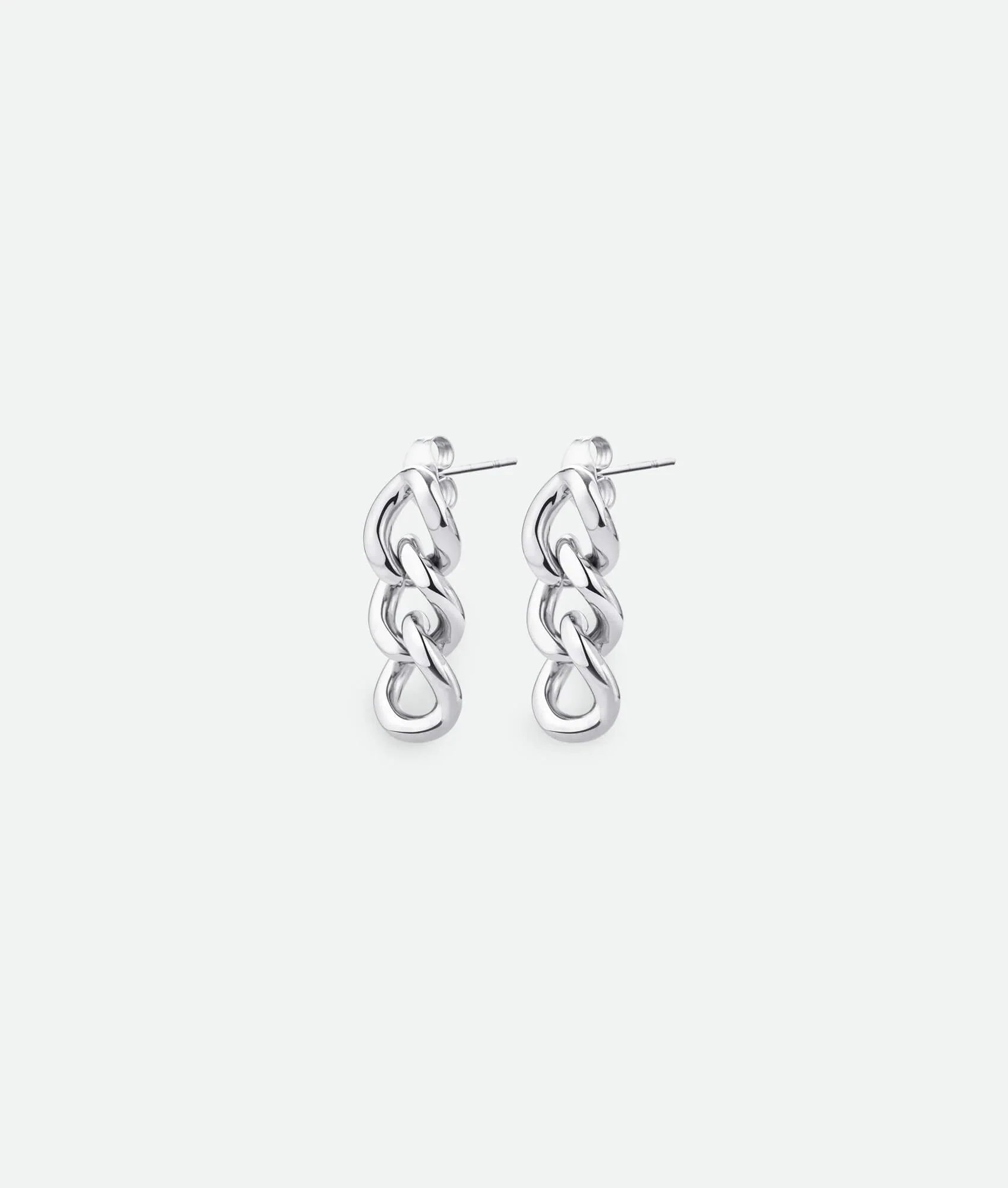 Trio Link Earrings