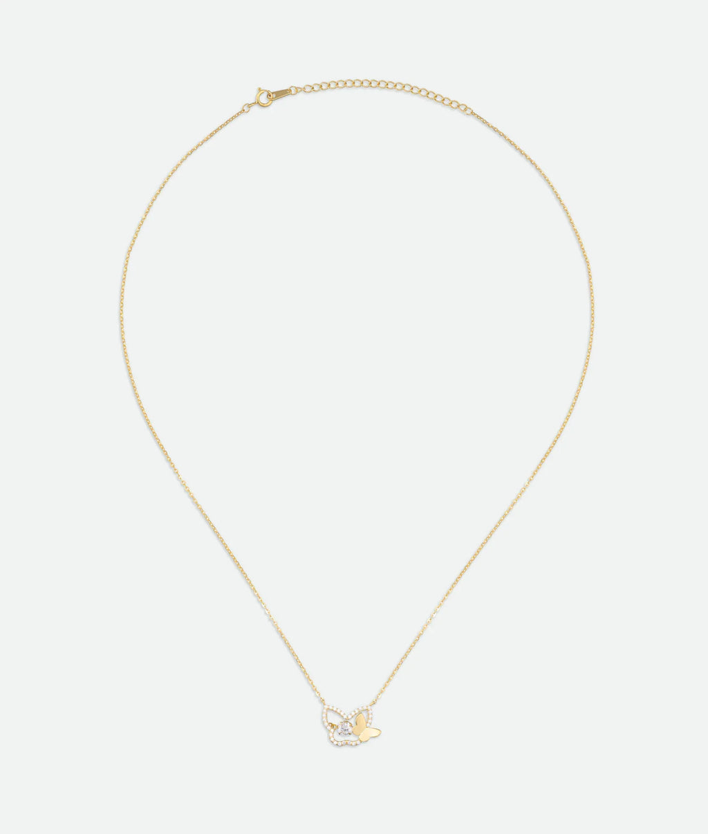 Butterfly Gold Necklace