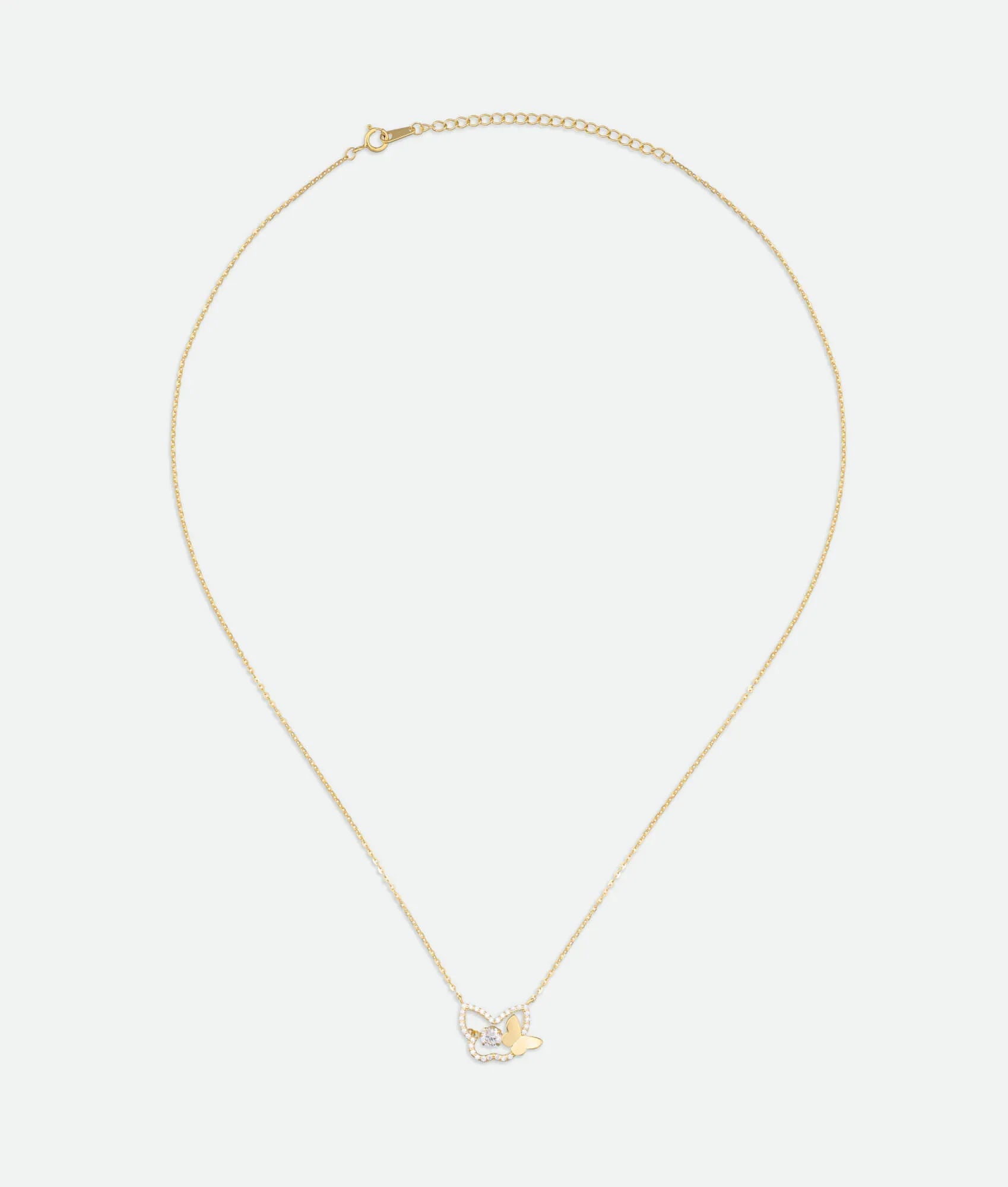 Butterfly Gold Necklace