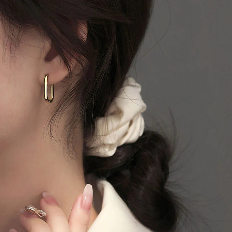 Big Paperclip Earrings