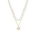 Dual Layered Pearl Necklace