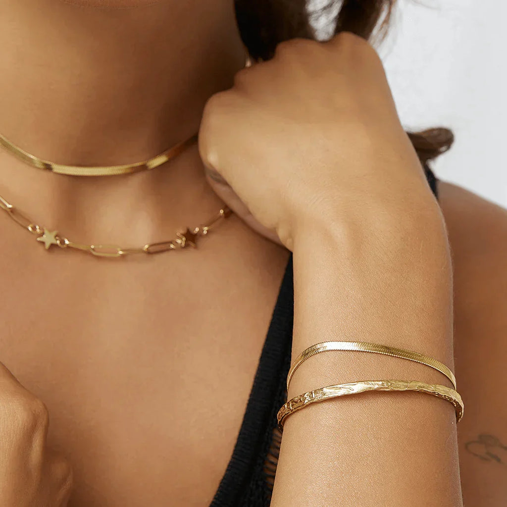 Gold Snake Chain Bracelet