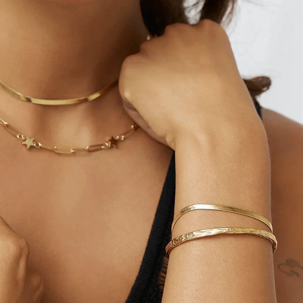 Gold Snake Chain Bracelet