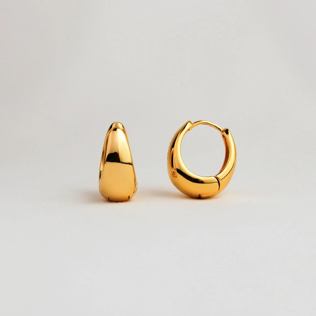 Thick Teardrop Earrings