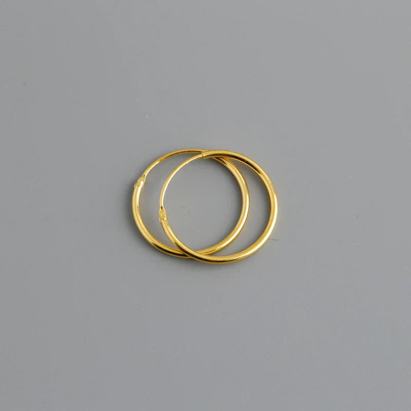 Thin Hoop Earrings