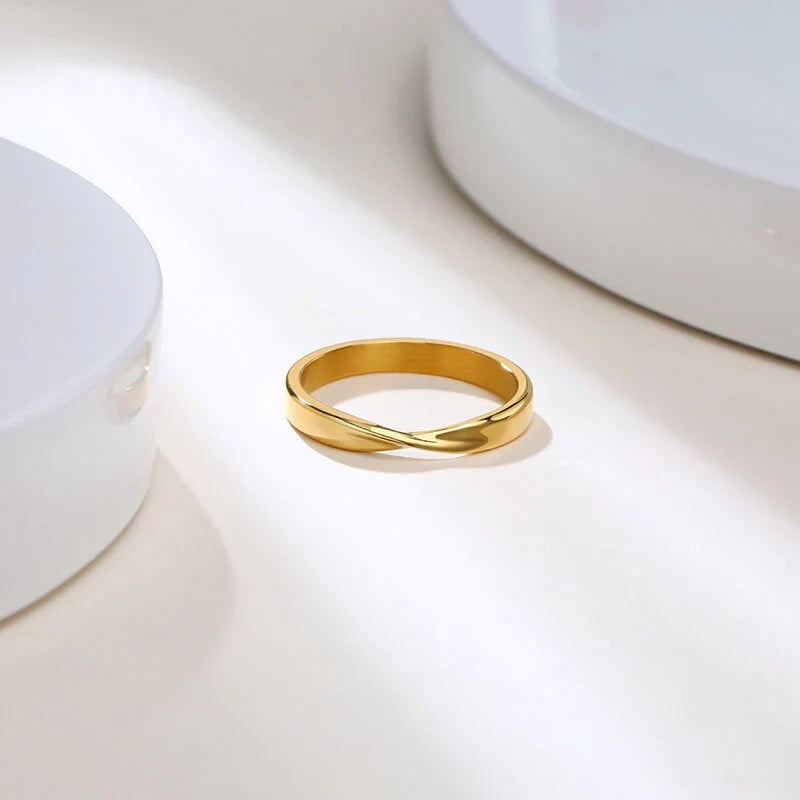 Gold Twisted Ring
