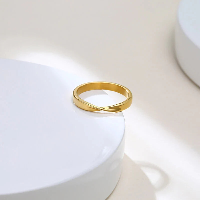 Gold Twisted Ring