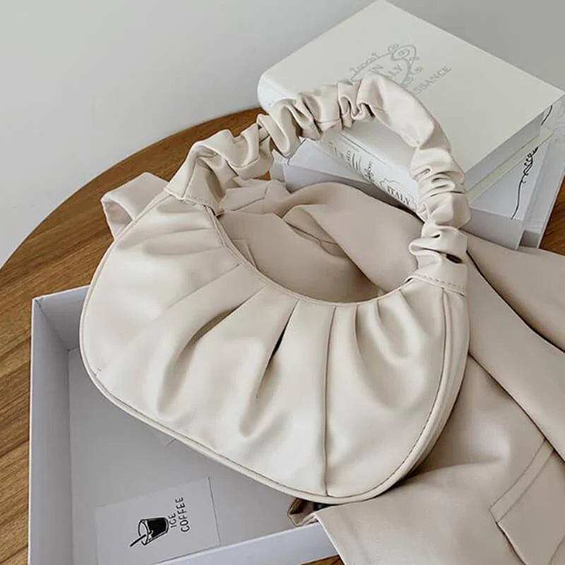 Serena Pleated Handbag