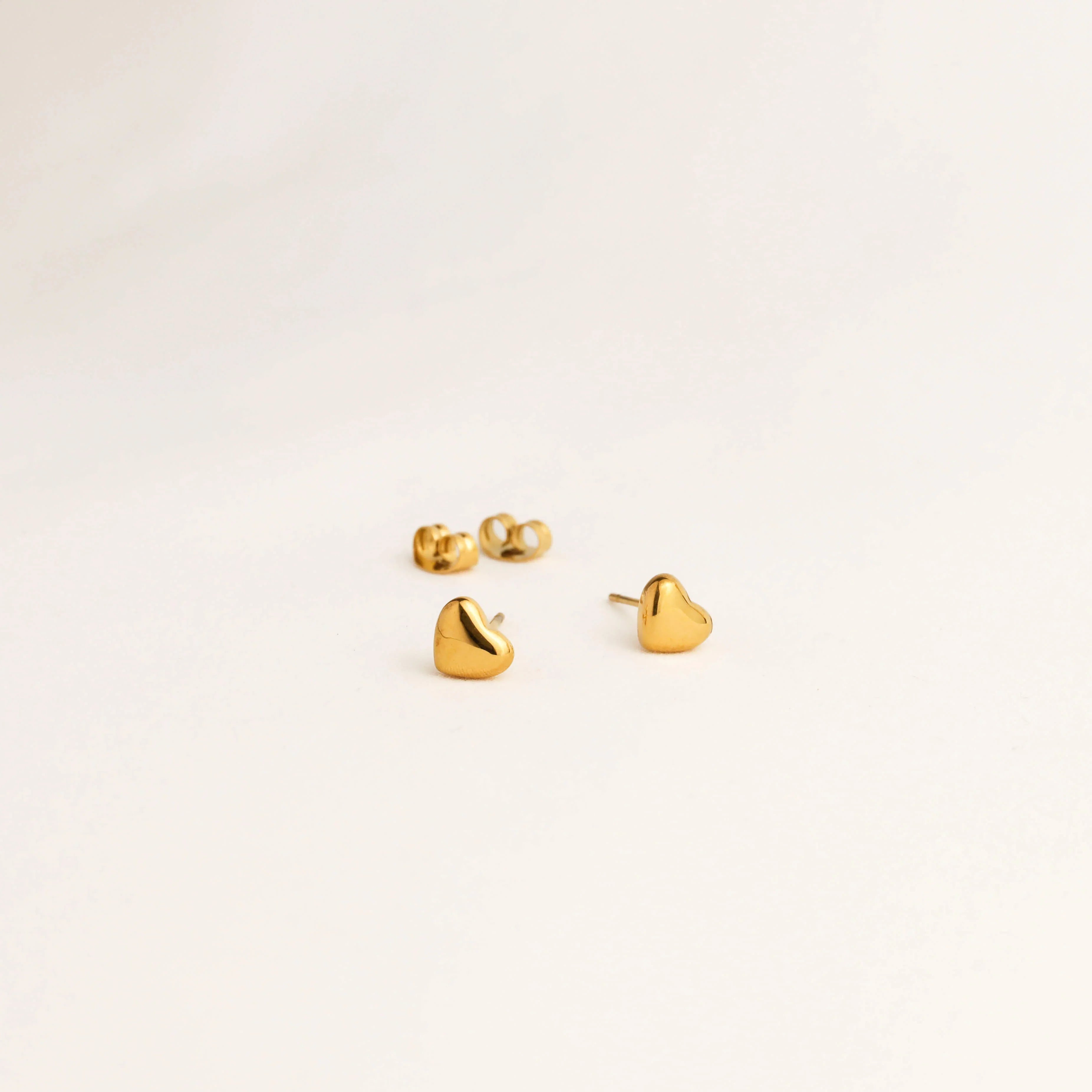 Mini Heart Stud Earrings