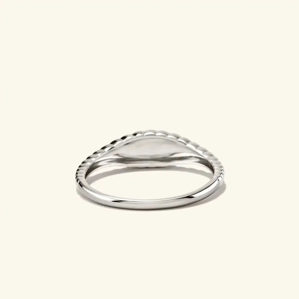 Croissant Signet Ring