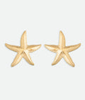 Gold Starfish Earrings