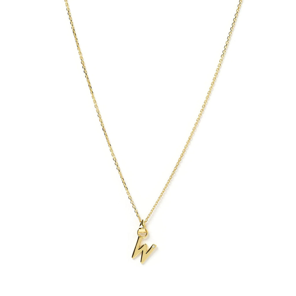 Initial Gold Charm Necklace