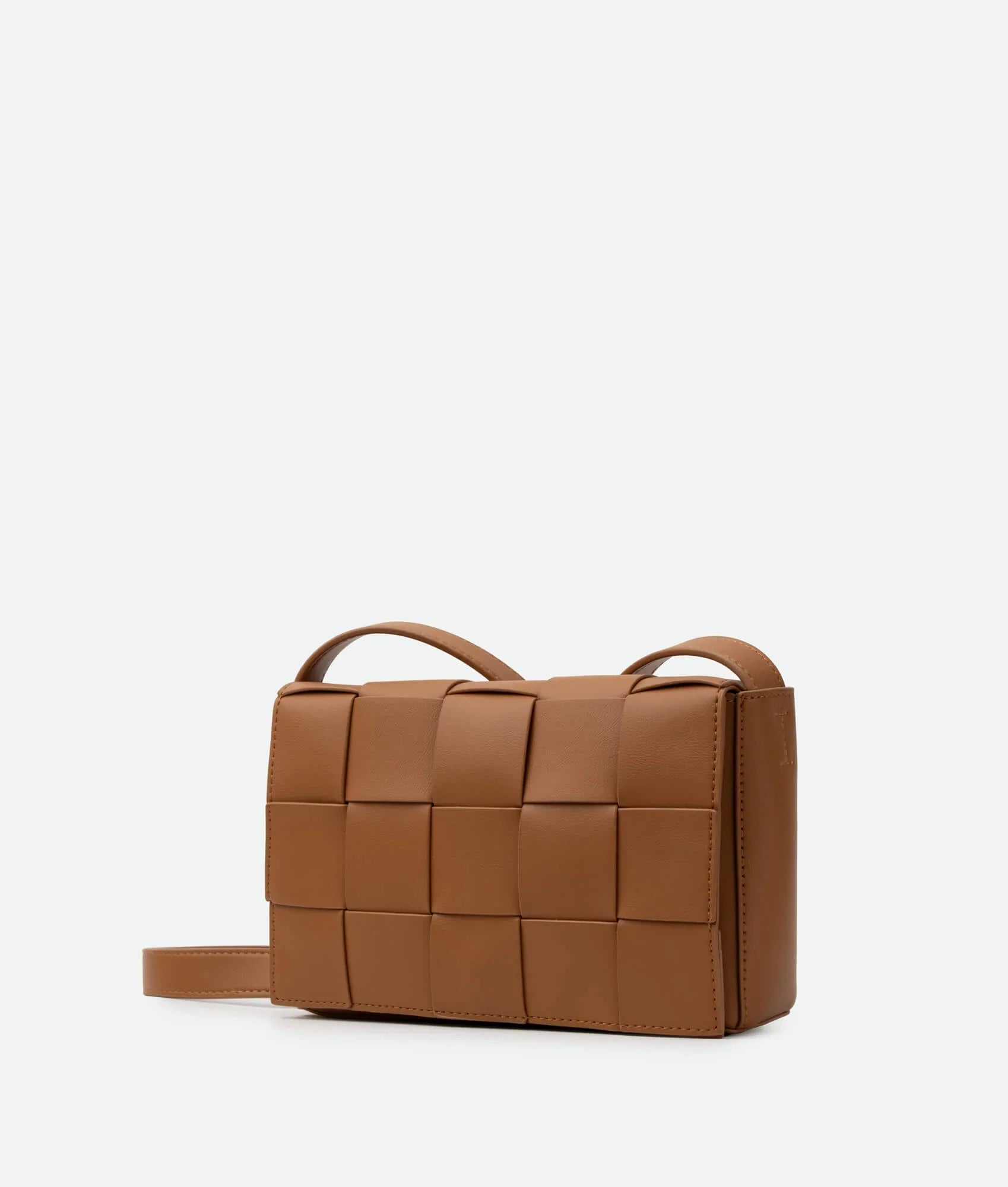 Woven Cassette Crossbody Bag