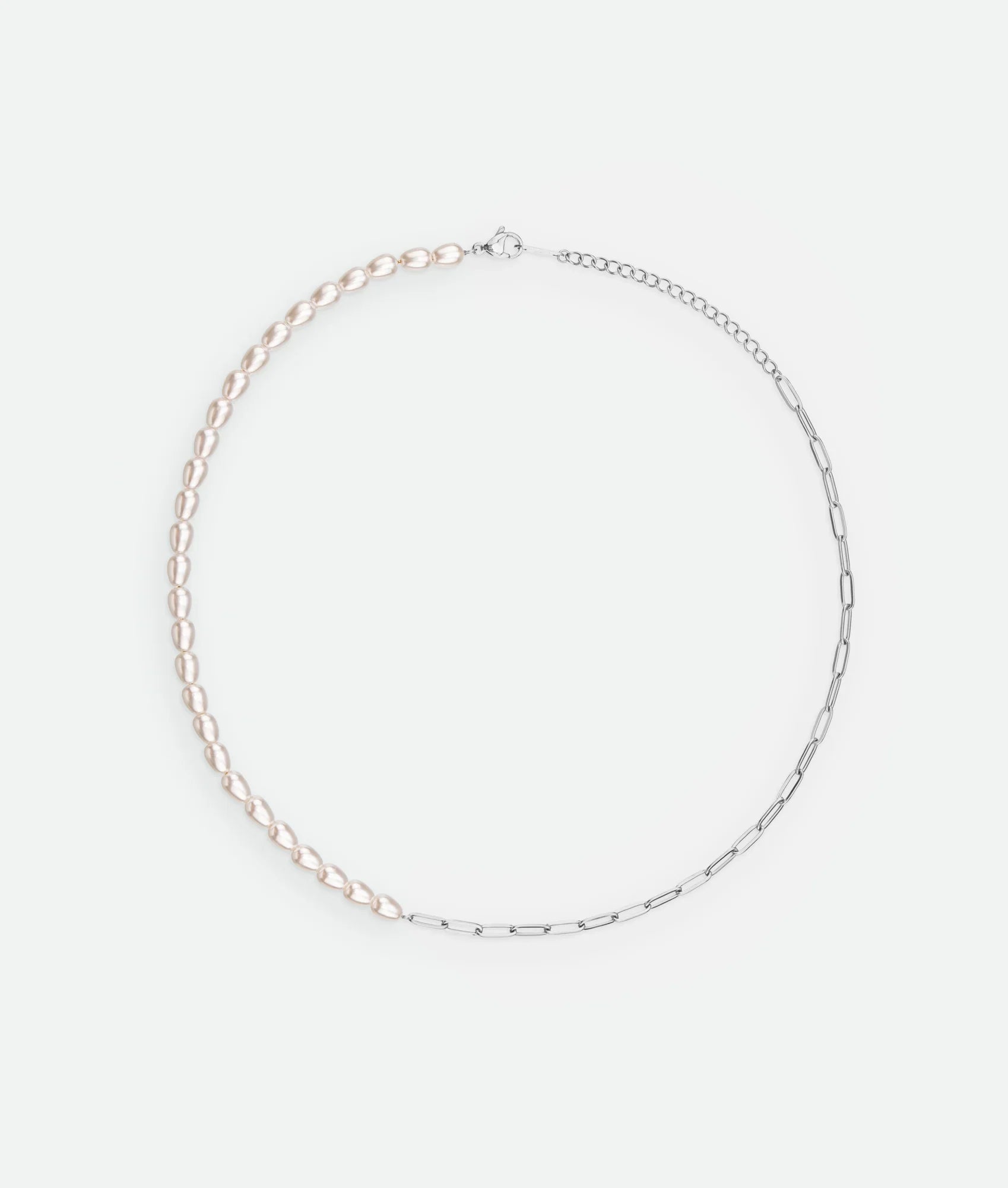 Pearl and Chain Necklace