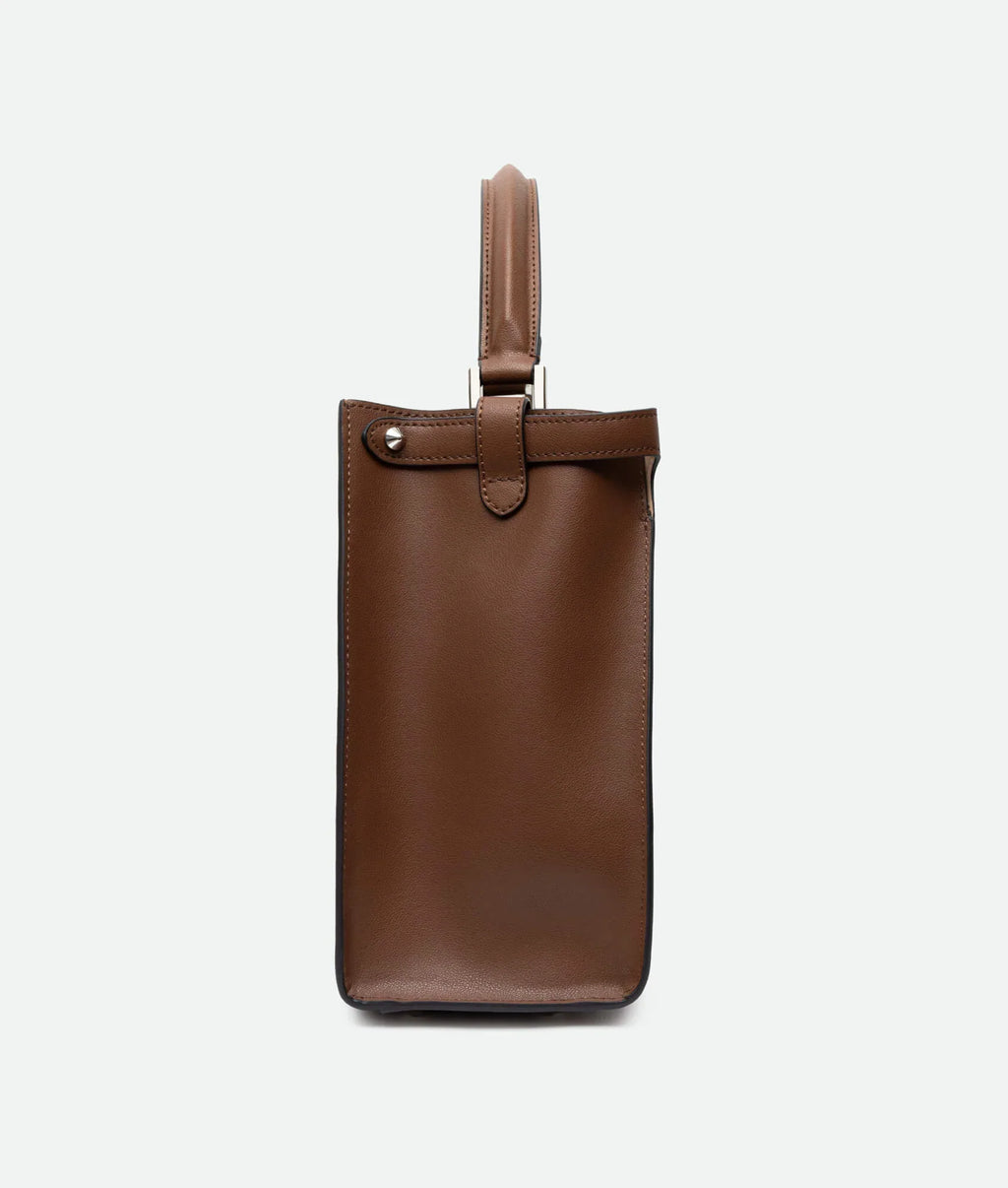 Ava Leather Bucket Bag