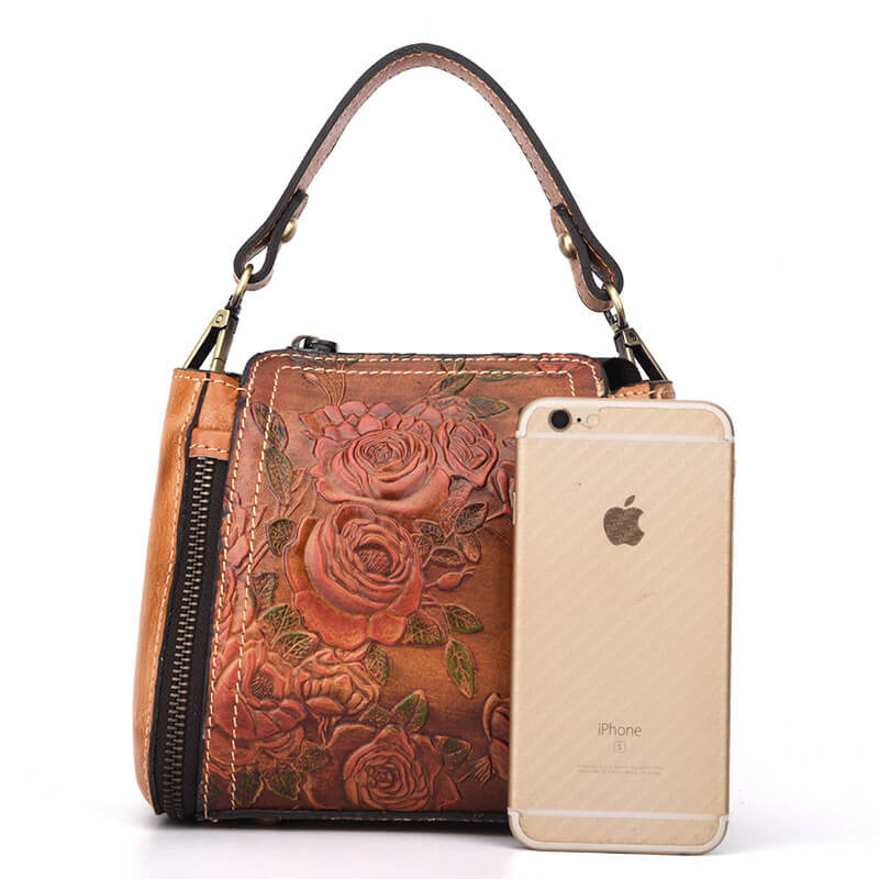 Vintage Embossed Handbag